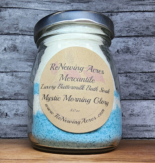 Mystic Morning Glory Luxury Buttermilk Bath Soak