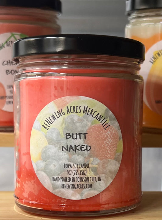 Butt Naked Scented Candle