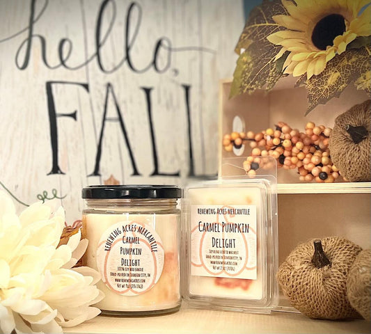 Pumpkin Caramel Delight 9oz Candle