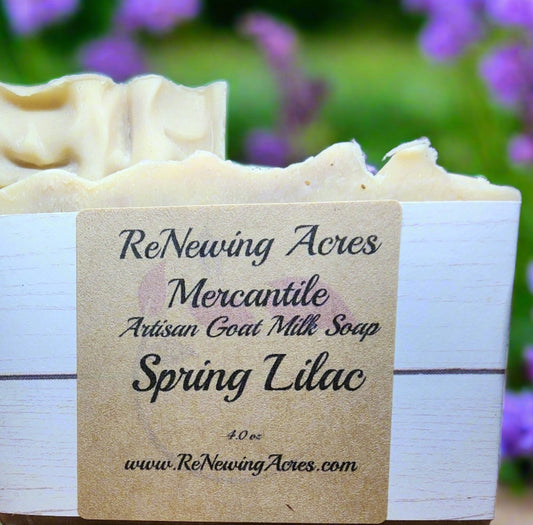 Spring Lilac Goat Milk Artisan Soap