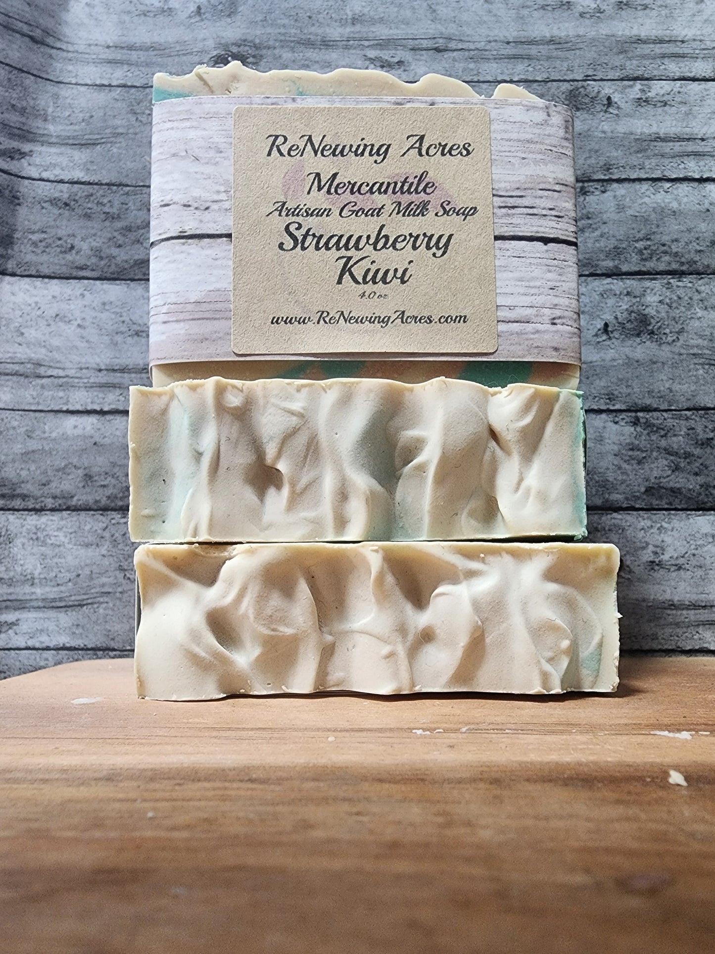Kiwi Strawberry Goat Milk Artisan Soap