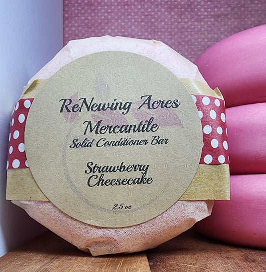 Strawberry Cheesecake Solid Conditioner Bar